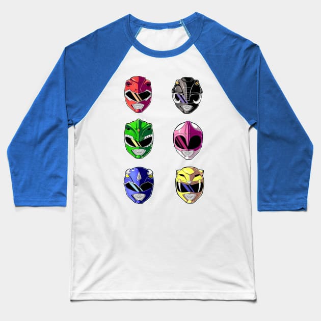 power ranger Baseball T-Shirt by fancy ghost